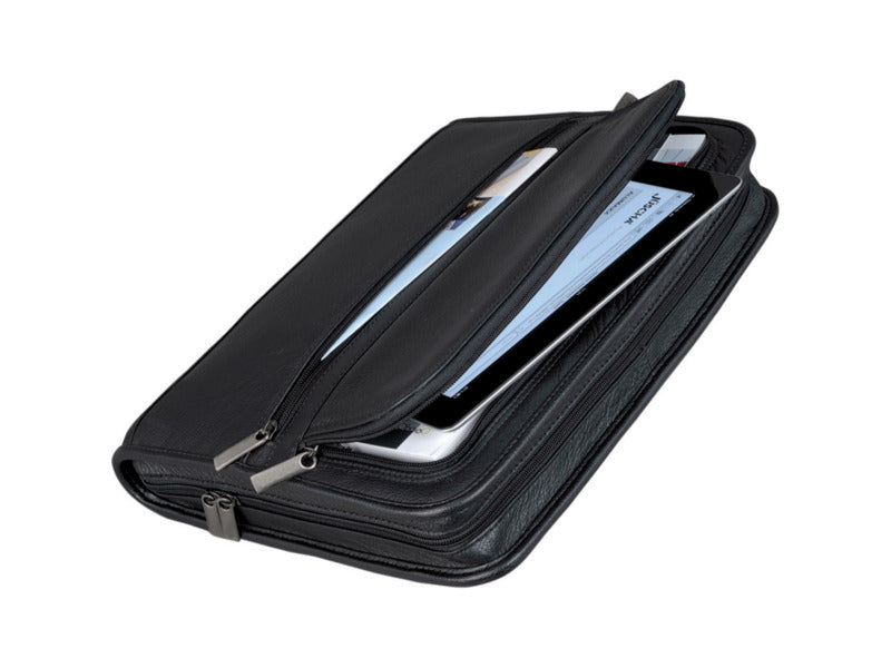 Cartella portadocumenti Alassio CARPO in pelle 28,5x7x36 cm A4 nero