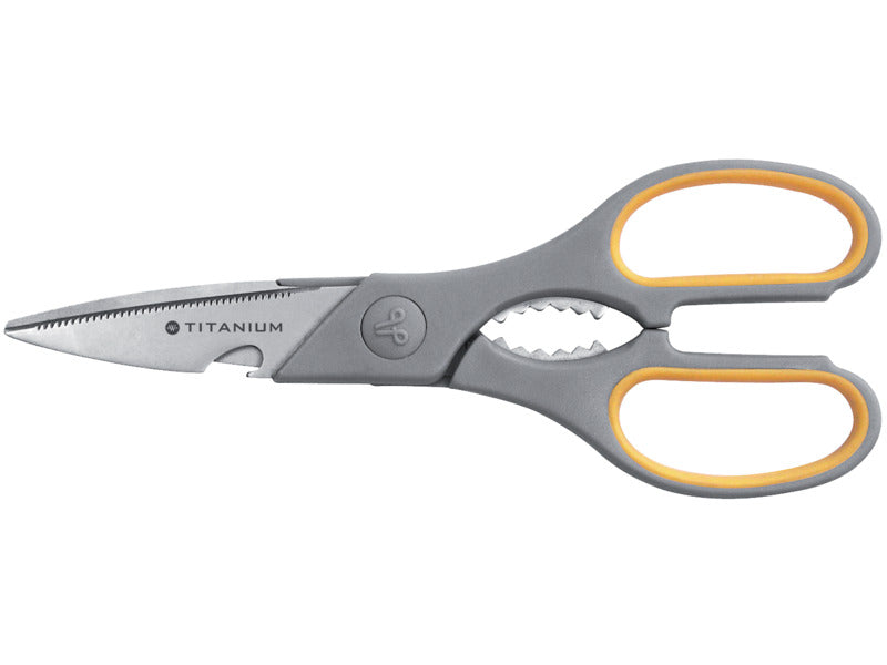 Forbici Westcott Softgrip Titanium Super asimmetriche giallo/grigio lama 21 cm E- 00