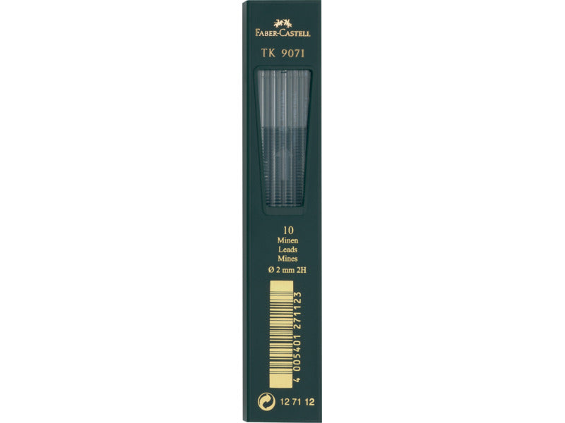 Astuccio 10 mine 2H Faber-Castell TK 9071 2 mm