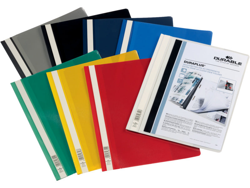 Cartellina ad aghi DURABLE DURAPLUS® A4 colori assortiti Conf. 25 pezzi