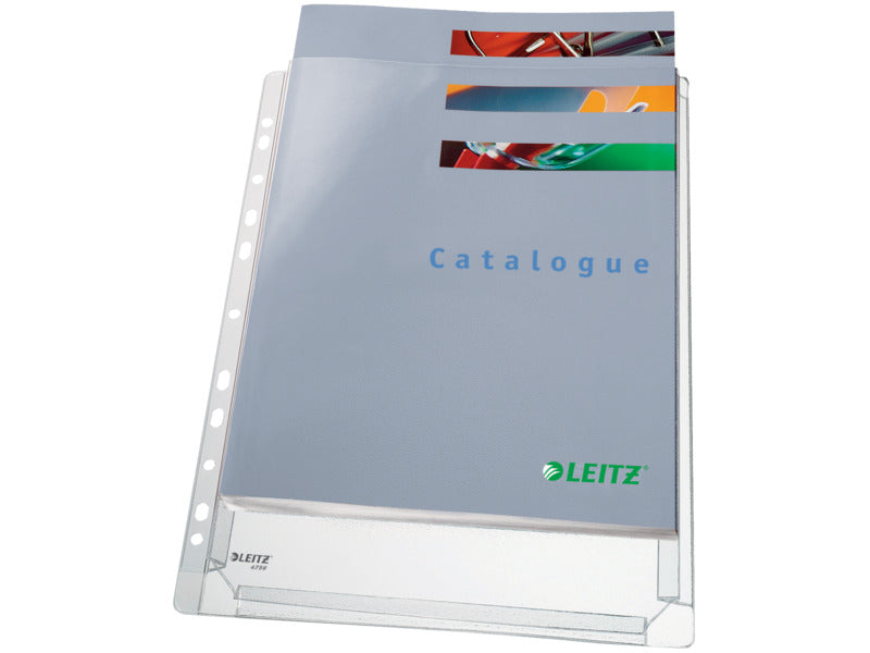Buste espandibili ad alta capacità Letiz interni a soffietto conf. da 5 pezzi Leitz 22x30 cm