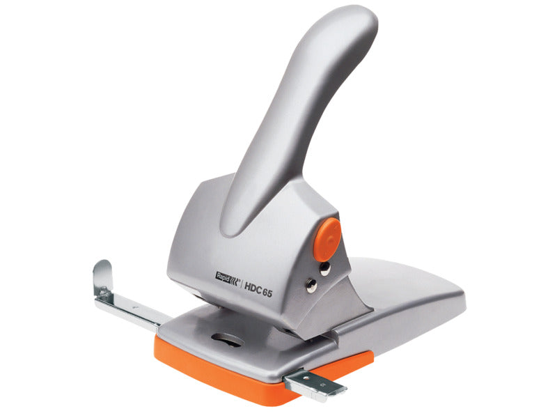 Perforatore a 2 fori Rapid HDC65 Fashion 65 fogli grigio/arancio