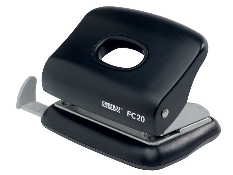Perforatore a 2 fori Rapid FC20 Fashion 20 fogli nero