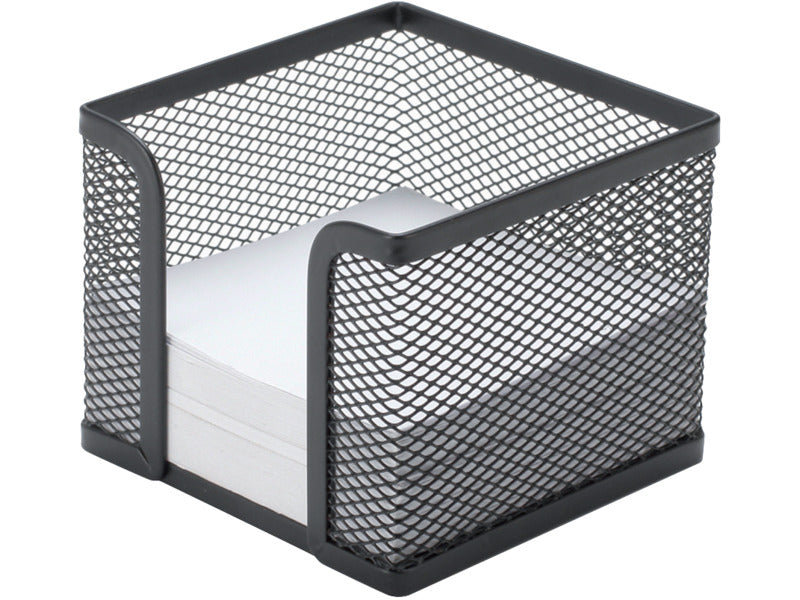 Portamemo in metallo Q-Connect 9,5x8,0x9,5 cm