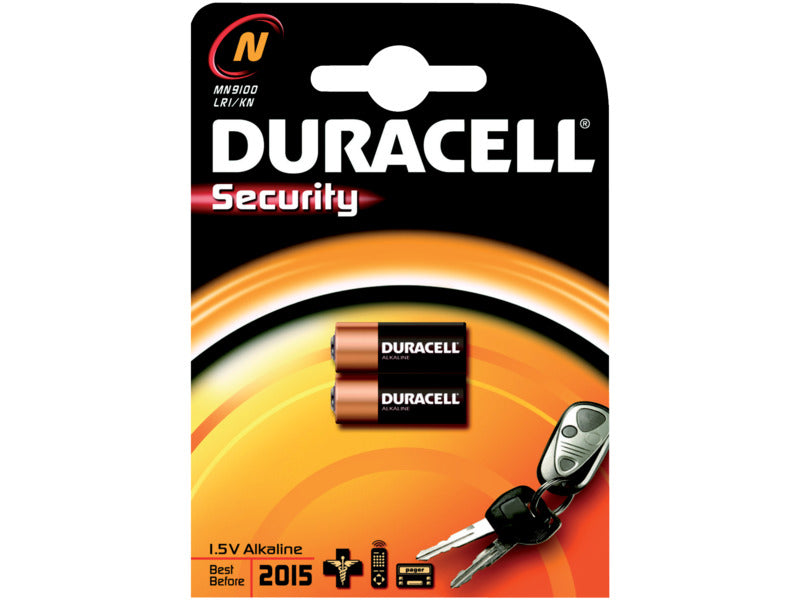 Batterie alcaline Duracell N () apri cancello/macchina conf. da 2 - DU26