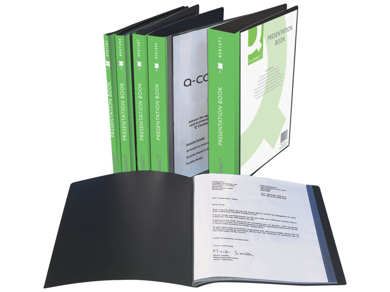 Portalistino personalizzabile Q-Connect A4 apertura superiore 20 buste