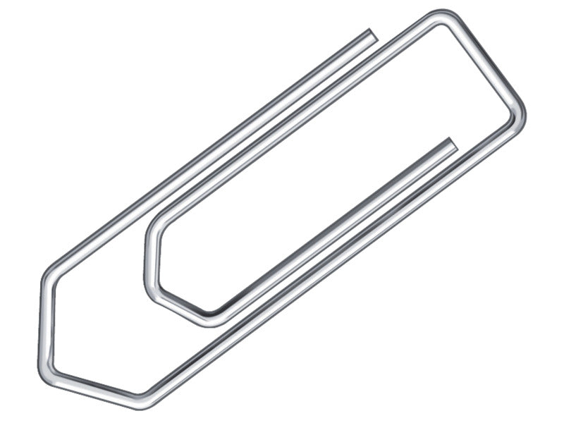 Fermagli Q-Connect filo d'acciaio nichelato 20 mm conf. da 100