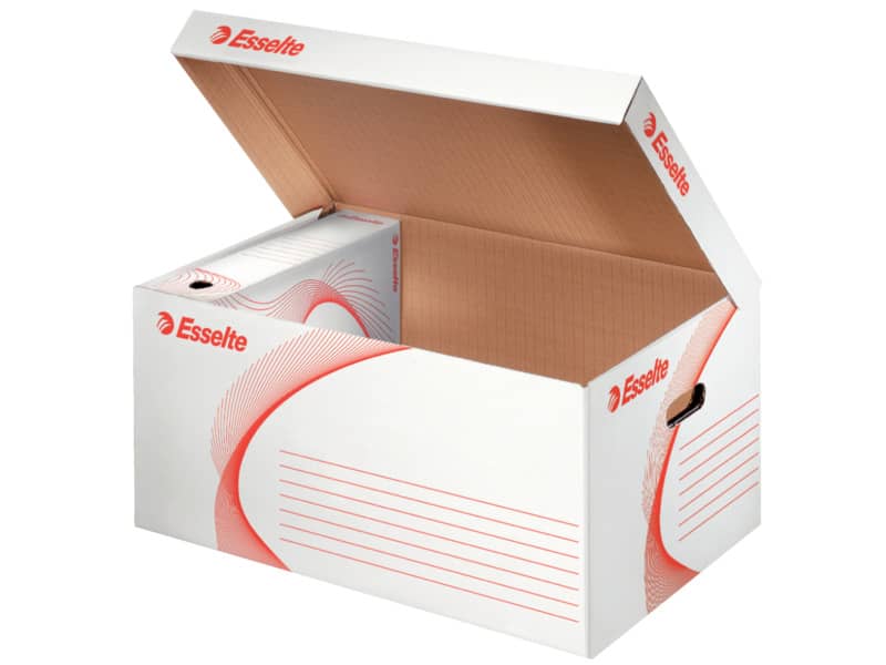 Scatola archivio Esselte Boxy Container con coperchio per Boxy 80 o 100 chiusura ad incastro