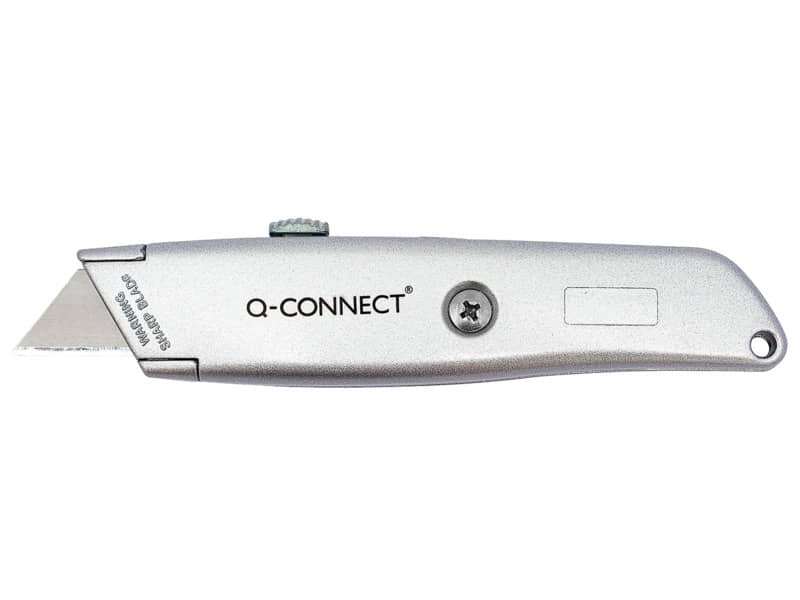 Cutter Q-Connect metallo 18 mm trapezoidale