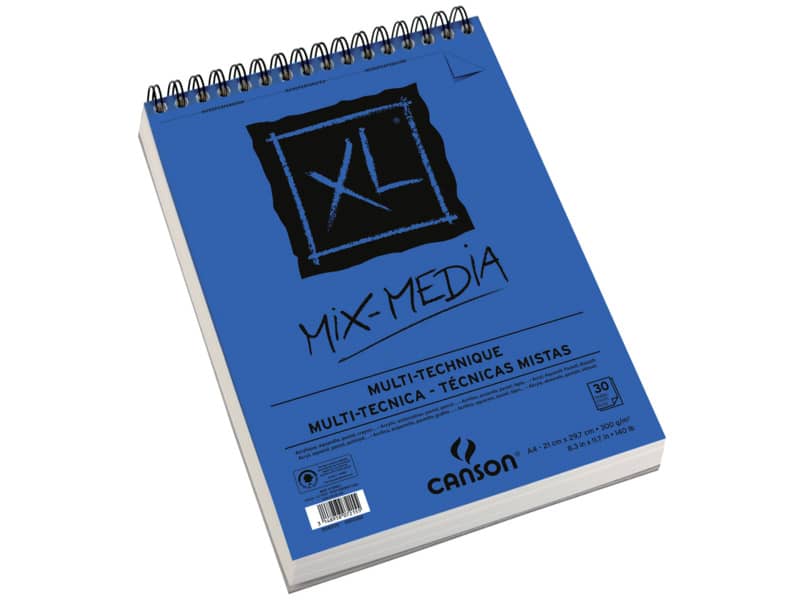 Album spiralato Canson Mix Media XL bianco 300 g/m² 30 fogli A4 C200807215