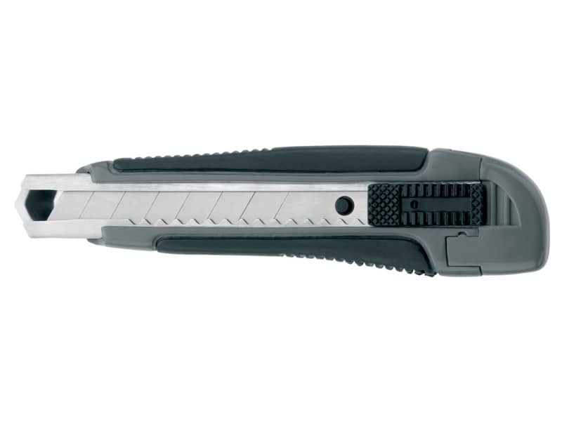 Cutter Westcott Premium larghezza lama 18 mm - guida lama metallo grigio / nero nero E- 00