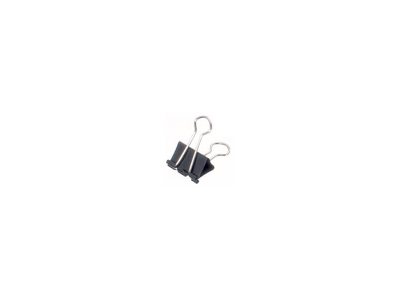 Molle Double Click Q-Connect Foldback nero 19 mm conf. da 10