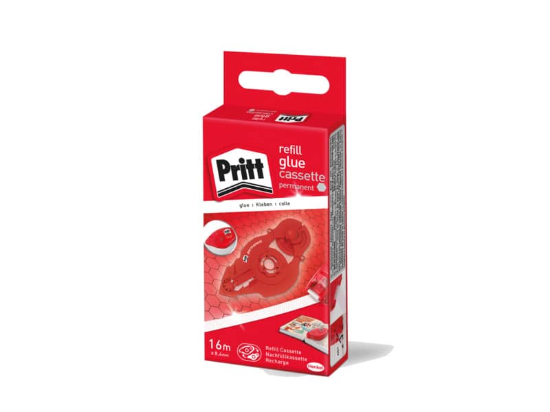 Refill Colla roller Pritt Roller System - permanente 8,4 mm x 16 m bianco