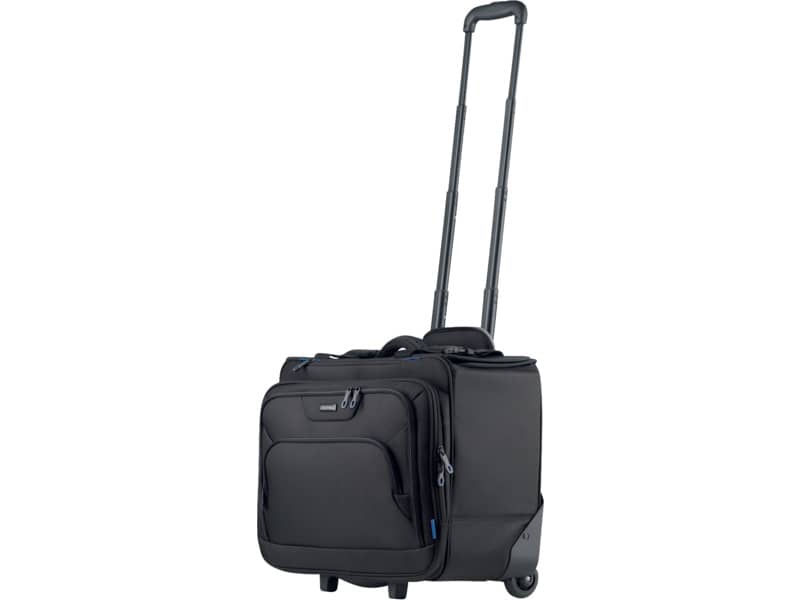 Borsa pilota con trolley Lightpak PIONEER in poliestere 47x27x38 cm nero