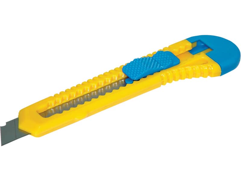 Cutter con lama a scatto Donau 18 mm blu/giallo - -99