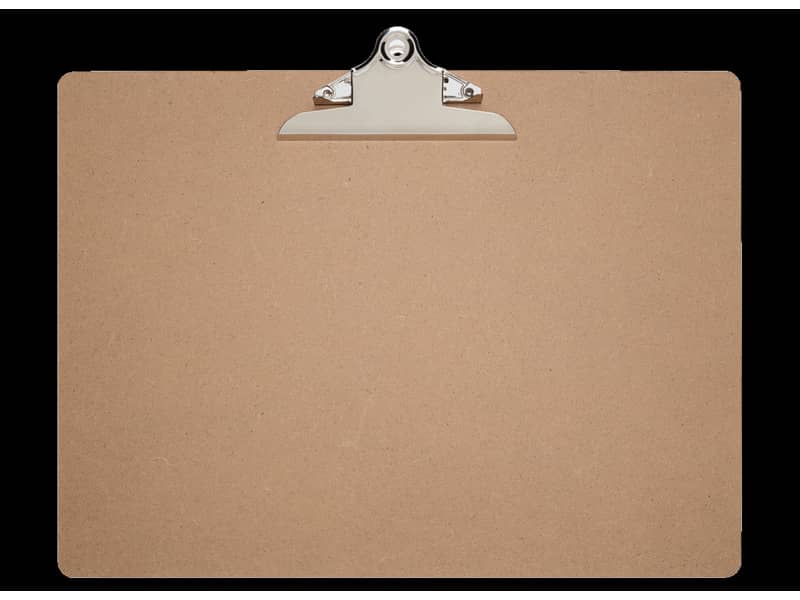 Portablocchi con clip MAULclassic A4 in legno di fibra Z700031