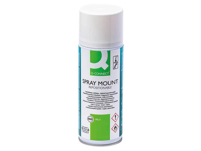 Colla spray Q-Connect removibile 400 ml