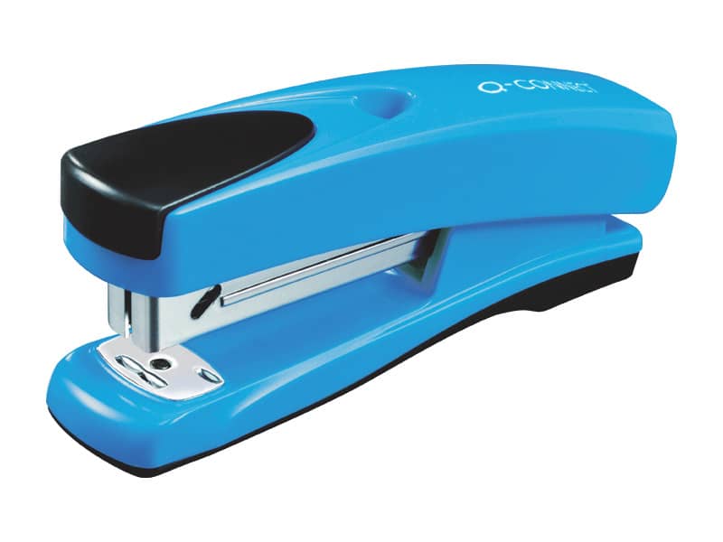 Cucitrice da tavolo Q-Connect ABS 20 ff blu profondità di cucitura 5,5 cm