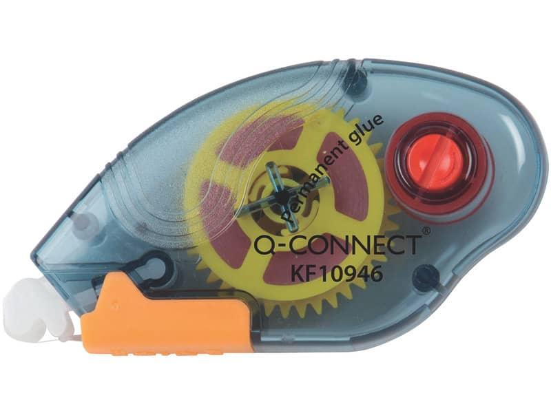 Colla roller permanente in blister Q-Connect monouso 6,5 mm x 8,5 m