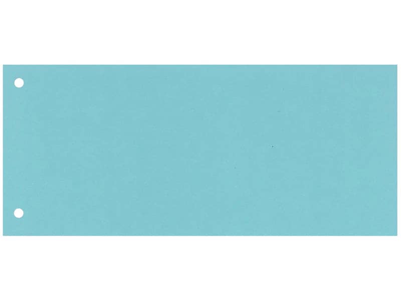 Separatore per archivio con due fori Q-Connect 24x10,5 cm 190 g/m² blu conf. da 100