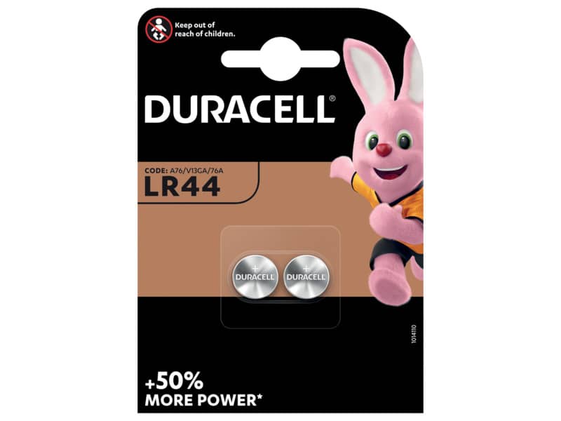 Batterie alcaline Duracell Electronics blister da 2 pile - LR44 - 1,5 V DU23