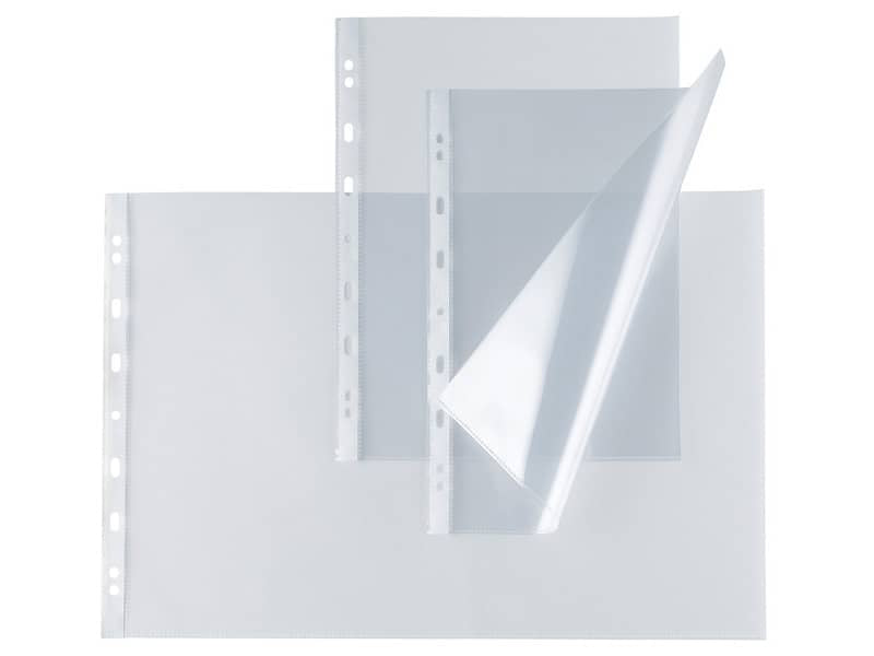 Buste in PP liscio Sei Rota Atla T 100 - medio spessore trasparente 22x30 cm - conf. 50 pezzi
