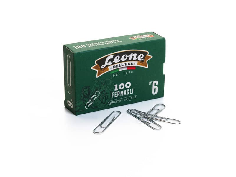 Fermagli Leone in acciaio zincato N. 2 0,85x26 mm triangolari zinco brillante scatola da 100 pz. - FZ2