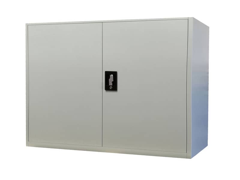 Armadio in metallo KUBO 1 vano / 1 ripiano grigio L100xP45xH90 cm G