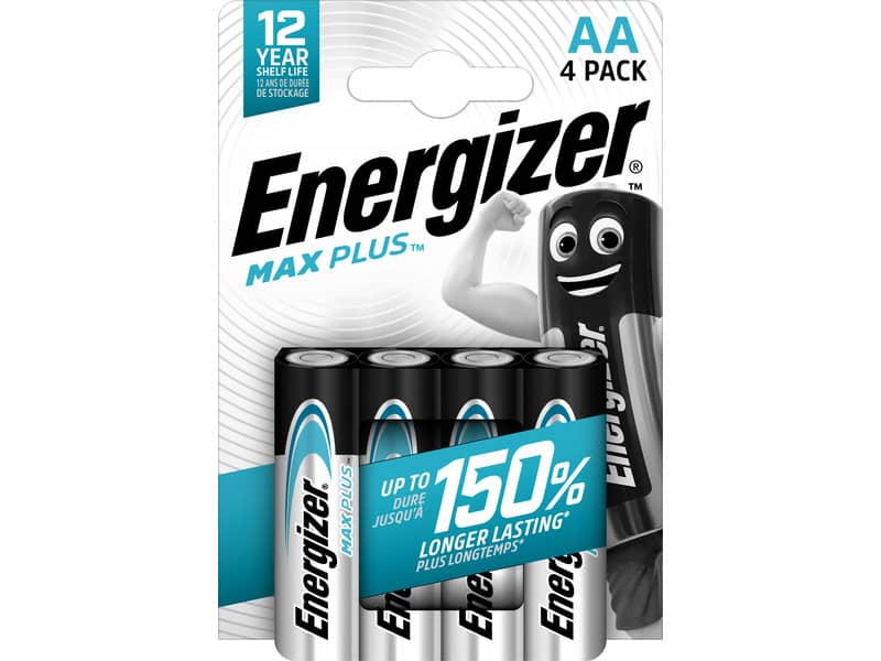 Batterie ENERGIZER Max Plus AAA conf. da 4 - E301321400