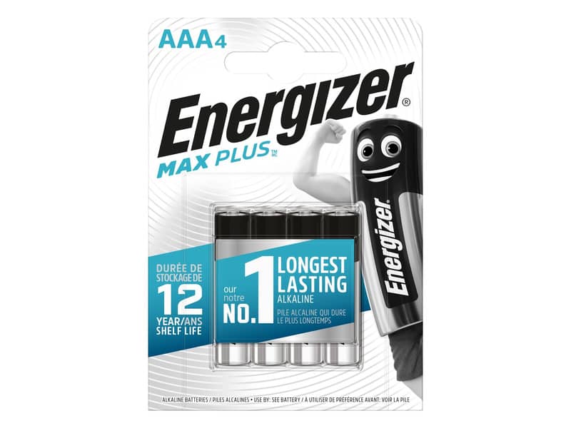 Batterie ENERGIZER Max Plus AAA conf. da 4 - E301321400
