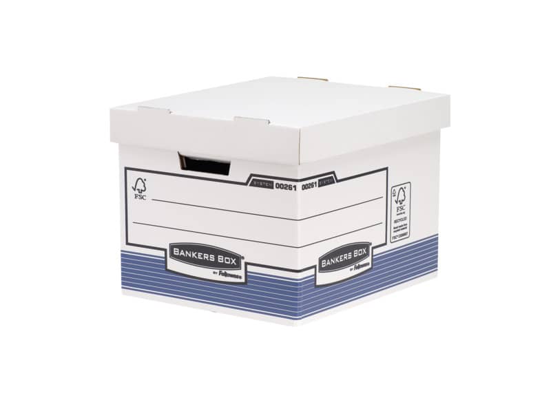 Scatola archivio Fellowes Box System standard 28,5x33,3x38 cm