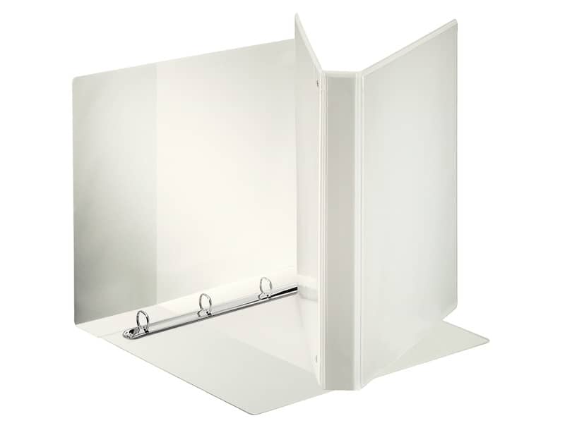 Raccoglitore personalizzabile Esselte Display Maxi 4 anelli tondi 26x32 cm bianco dorso 3,9 cm