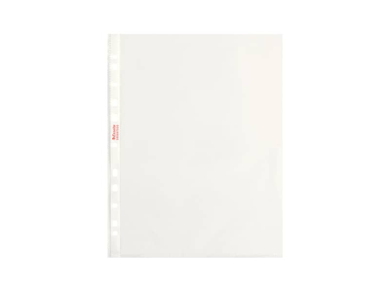 Buste a perforazione universale lisce Esselte DE LUXE PP lucido 22x30 cm conf.300