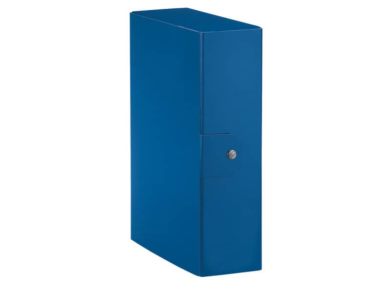 Cartella portaprogetti Esselte C90 DELSO ORDER dorso 10 cm presspan lucido blu 25x35 cm