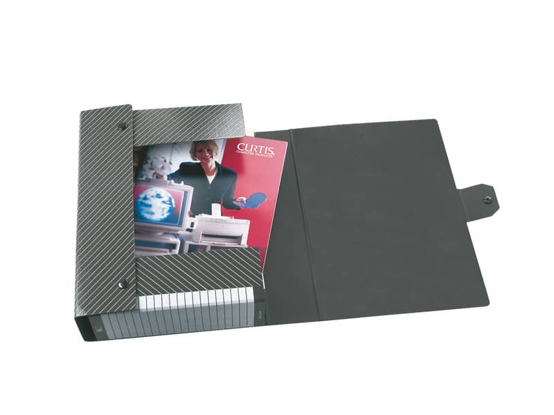 Cartelle portaprogetti Esselte C04 DELSO LINE 25x35cm grigio dorso 4 cm