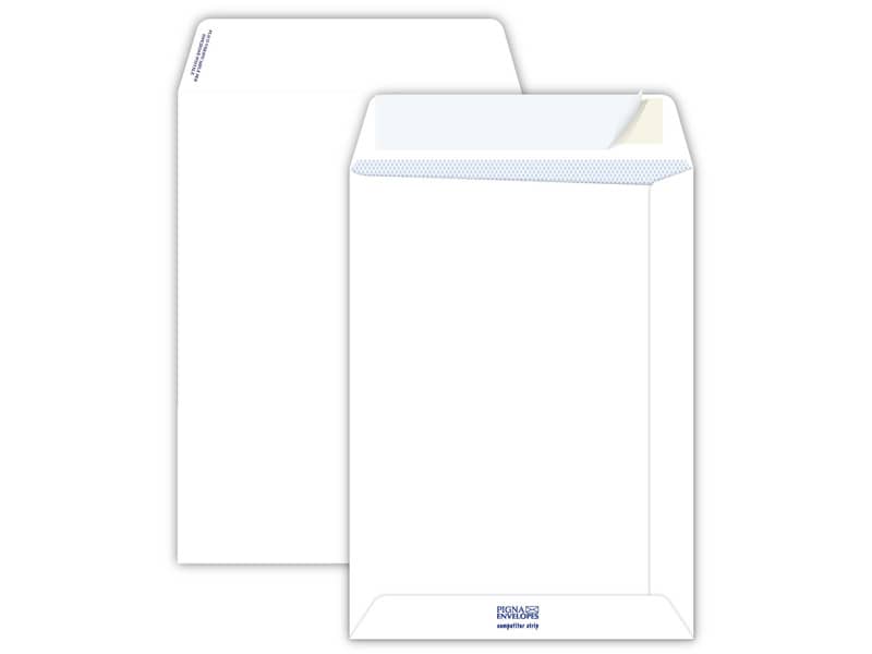 Buste a sacco Pigna Envelopes Competitor Strip 100 g/m² 300x400 mm bianco Conf. da 20 buste