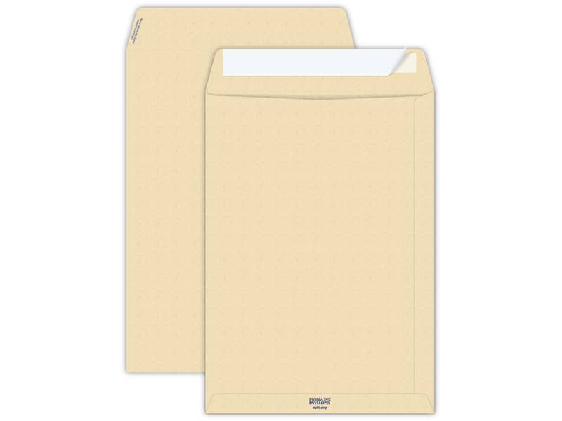 Buste a sacco autoadesive Pigna Envelopes Multi strip kraft avana 100 g/m² 250x353 mm conf. 500