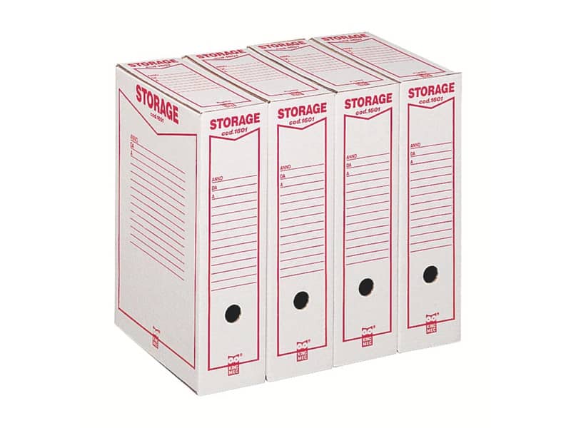 Scatola archivio King Mec Storage A4 9x33x23 cm