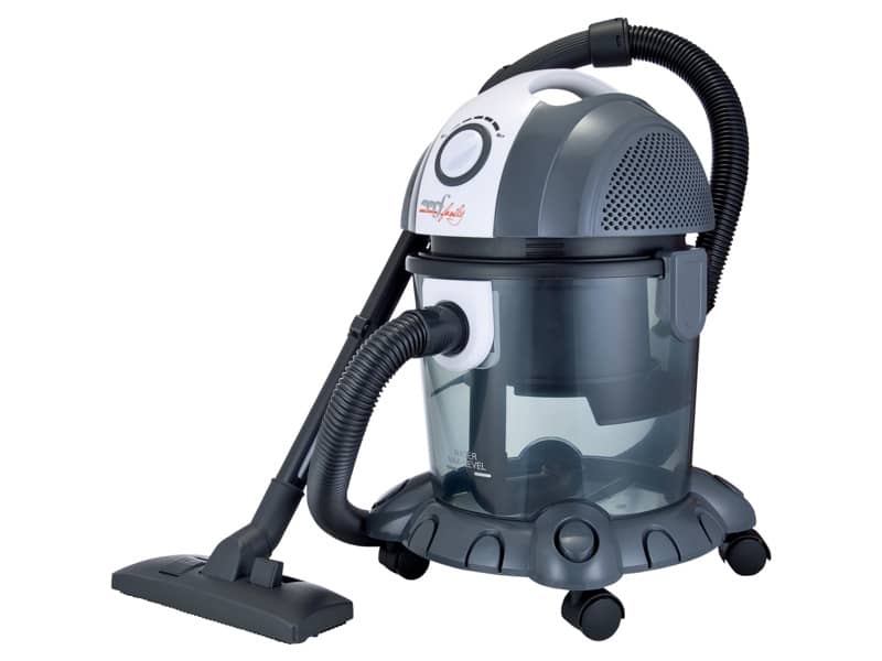 Bidone aspiratutto Melchioni 1400 W - capacità 15 l grigio - 30x30x48 cm