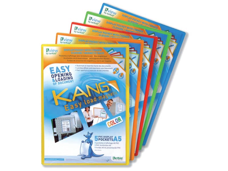 Buste adesive Tarifold® Kang A4 rosso conf. 5 buste - B194770