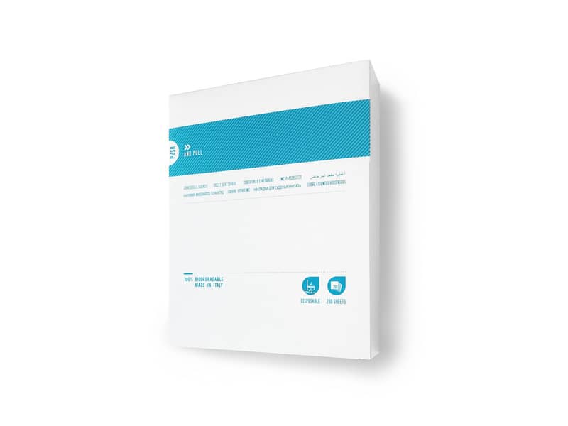 Box Veline copri WC 37,5x41 cm Hylab 200 pezzi bianco conf. 200 veline - 0VCW/20R-12-BOX