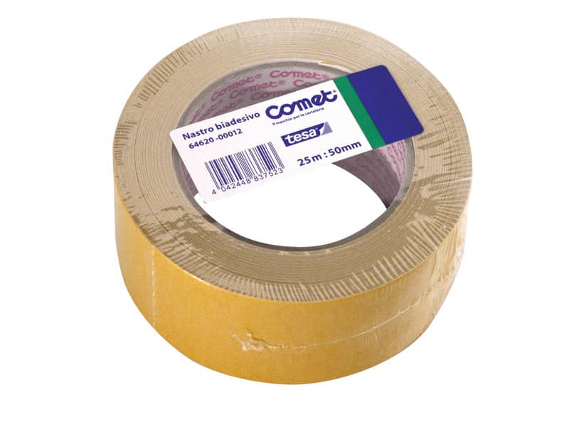 Nastro biadesivo Comet per pavimenti universale - Permanente 50 mm x 25 m --00