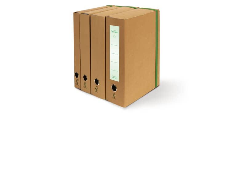 Portaprogetti con elastico piatto EURO-CART Eco Elite ''FSC'' dorso 4 cm avana - FMCXCPECO04ELPAV