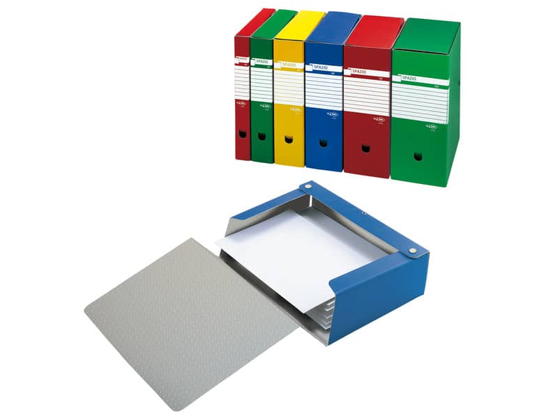 Cartella portaprogetti Sei Rota Spazio - dorso 12 cm blu - 26x36 cm