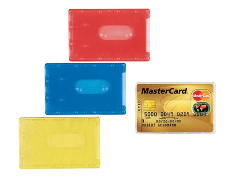 Porta Cards FAVORIT rigidi ad alto spessore 8,8x5,7 cm assortiti conf. da 100
