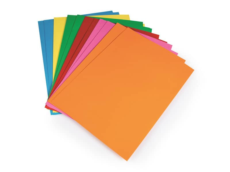 Cartellina semplice Brefiocart Color 24,5x35 cm cellulosa 200 g/m² arancio conf. 50 pezzi - .AR