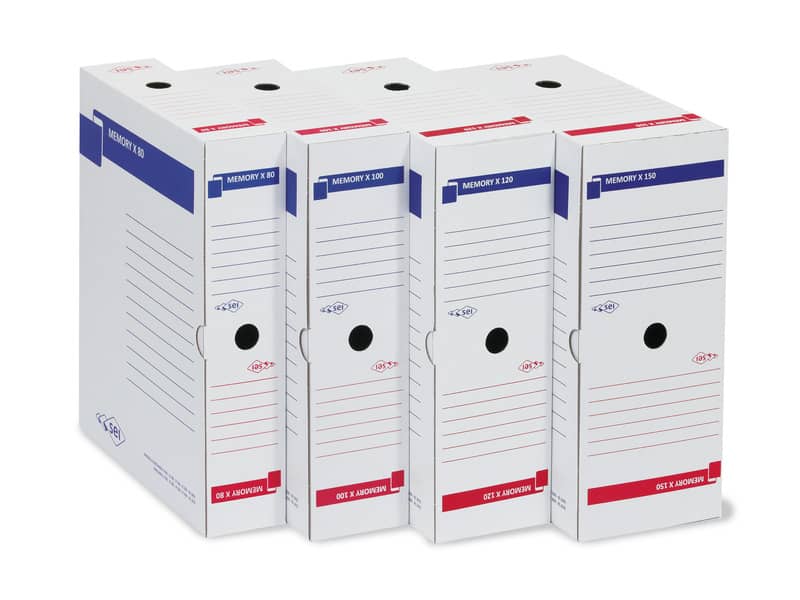 Scatola archivio Sei Rota Memory X 100 25x35 cm dorso 10 cm