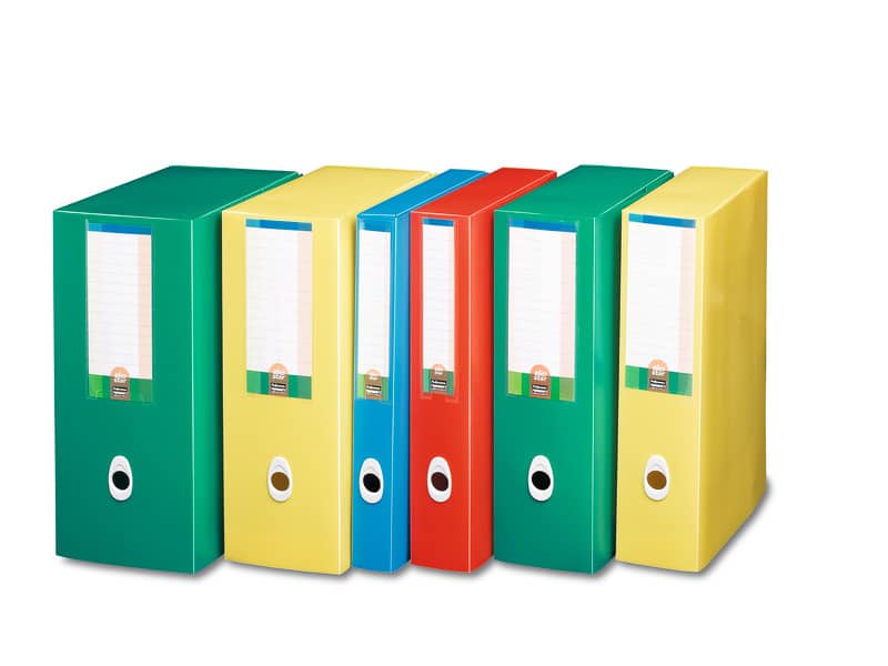 Scatola portaprogetti LEONARDI Plus PPL 25,5x35,5 cm - dorso 10 cm azzurro U210AZ