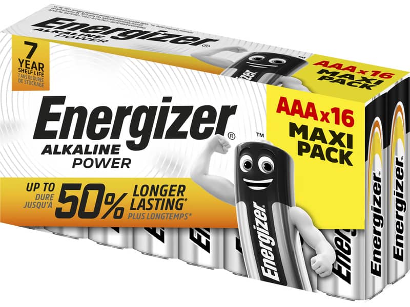 Batterie ENERGIZER Alkaline Power AAA conf. da 16 - E302743900