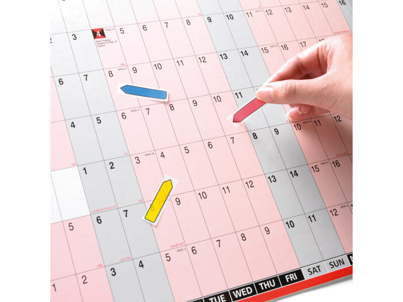 Segnapagina Post-it® Mini 684 Freccia 12x43,6 mm - assortiti 5 colori conf. 5 dipenser - 684-ARR1EU